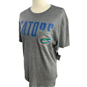 Captivating Florida Gators Grey Pocket Tee Shirt Womens Small NEW